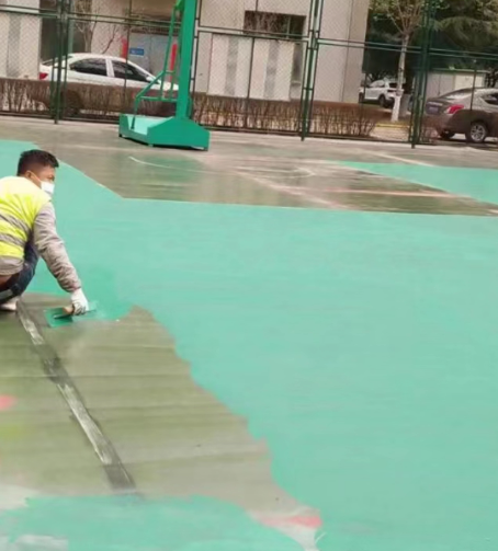 益阳球场地面翻新